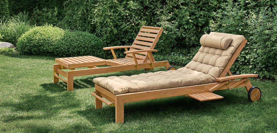 Gartenliegen bequem & wetterfest Outdoor Garpa