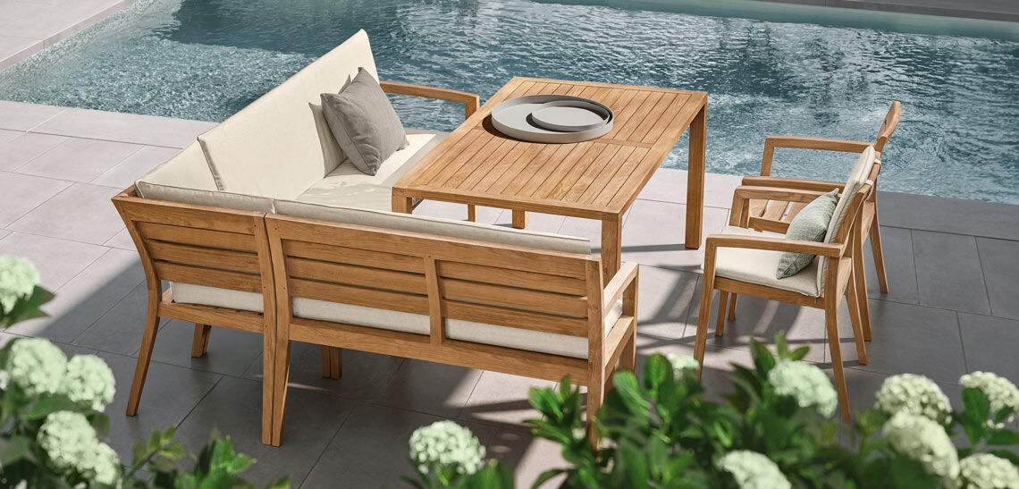 Teakholz Gartenmöbel I Teak Gartenmöbel Sets Garpa
