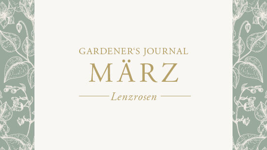 Garpa Gardener's Journal März