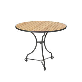 Fontenay Tisch  rund 90, Teakleisten