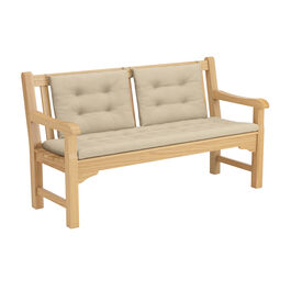 Set Rückenkissen Bank 150 Summerfield / Hestercombe Dessin  "Seesand" (2 Stück im Set)