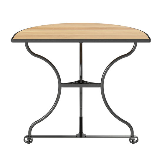 Fontenay Balkontisch 85 x 54, Teakleisten