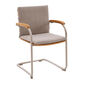Bolero Freischwinger Teak stapelbar