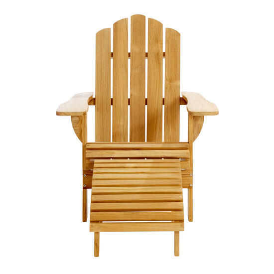 Adirondack Set Stuhl und Hocker