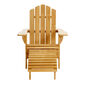 Adirondack Set Stuhl und Hocker