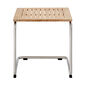 Bolero Beistelltisch Edelstahl 55 x 55 Teak