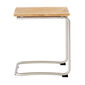 Bolero Beistelltisch Edelstahl 55 x 37 Teak