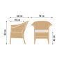 Loom Classic Armchair Plain White