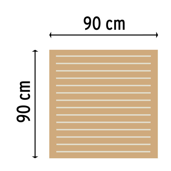 Square Tisch 90 x 90