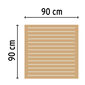 Square Tisch 90 x 90