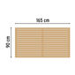 Square Tisch 165 x 90 Teak