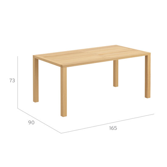 Square Tisch Teak 165 x 90