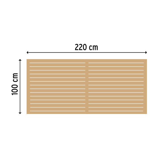 Square Tisch 220 x 100