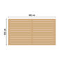 Square Tisch 180 x 100 Teak