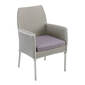Loom Globe Dining Armchair Pebble Grey