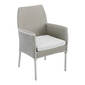 Loom Globe Dining Armchair Pebble Grey