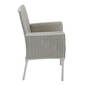 Loom Globe Dining Armchair Pebble Grey