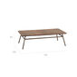 Casablanca Tisch 150 x 100 Patina Graubraun