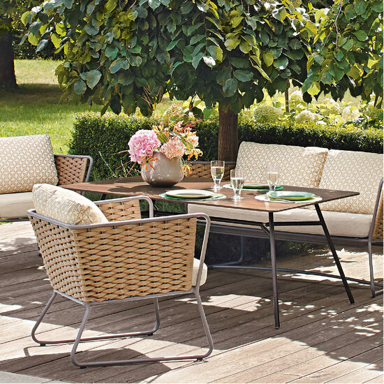 Casablanca Tisch 150 x 100 Patina Graubraun
