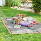 Picknickdecke Anthrazit 220 x 150 cm