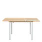 Portland Aluminium Ausziehtisch 90-140 x 90 Teak