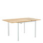 Portland Aluminium Ausziehtisch 90-140 x 90 Teak