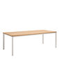 Portland Tisch Aluminium 220 x 100 Teak