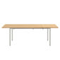 Portland Ausziehtisch Edelstahl 165-225 x 90 Tischplatte Teak
