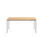 Portland Ausziehtisch Edelstahl 165-225 x 90 Tischplatte Teak