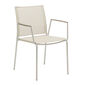 Porto Armlehnstuhl Pearly White