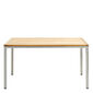 Portland Tisch Edelstahl 140 x 90 Tischplatte Teak