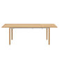 Portland Ausziehtisch Teak 165-225 x 90