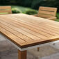 Portland Ausziehtisch Teak 165-225 x 90