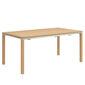 Portland Ausziehtisch Teak 165-225 x 90
