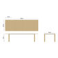 Portland Teak Ausziehtisch 240-300 x 100
