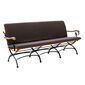 Auflage Fontenay Lounge Bank 180 Dessin "Chestnut"