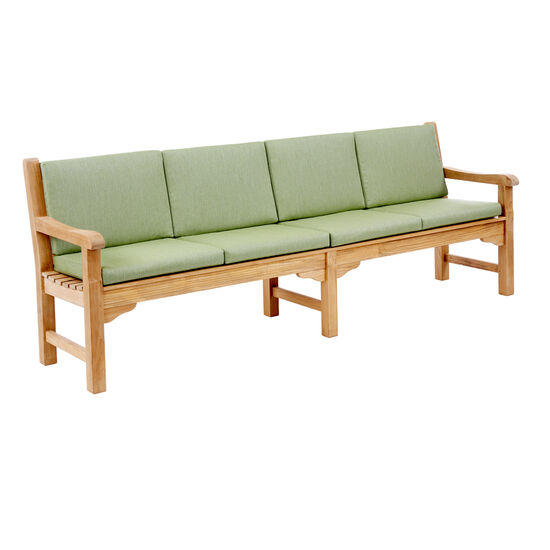 Set Rückenkissen Bank 240 Summerfield / Hestercombe Dessin "Leaf"