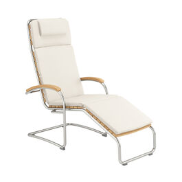 Auflage Bolero Liegesessel Teak Dessin "Linum"