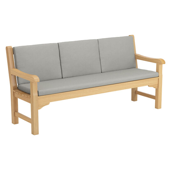 Set Rückenkissen Bank 180 Summerfield / Hestercombe Dessin "Stone" (3 Stück im Set)