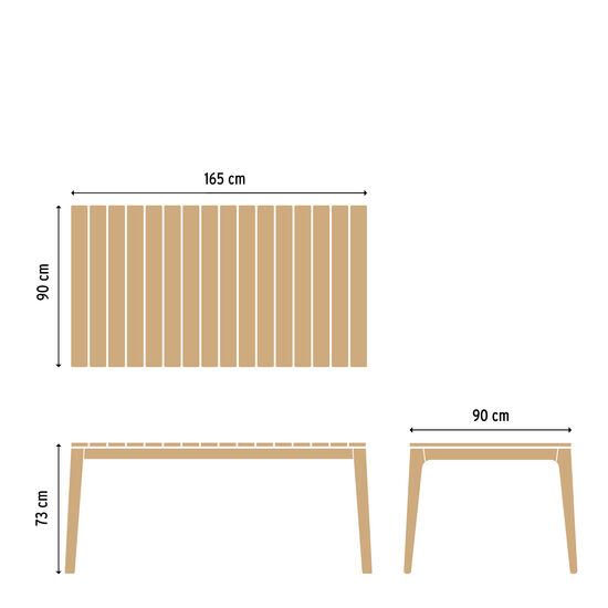 Clark Dining Table 165 x 90