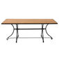 Fontenay Lounge Tisch eckig 160 x 85, Tischplatte Teak