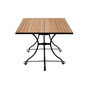Fontenay Lounge Tisch eckig 160 x 85, Tischplatte Teak