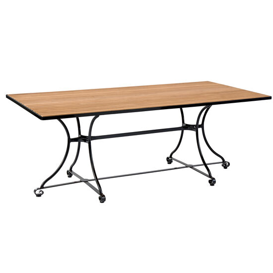 Fontenay Lounge Tisch eckig 160 x 85, Tischplatte Teak