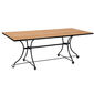 Fontenay Lounge Tisch eckig 160 x 85, Tischplatte Teak