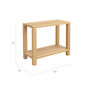 Square Konsoltisch Teak 90 x 42