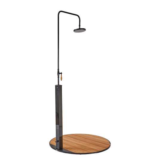 Fontenay Gartendusche mit Teakbodenplatte