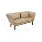 Hamilton Ledersofa Chamois