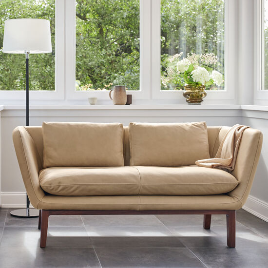 Hamilton Ledersofa Chamois