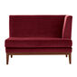 Hyde Dining Sofa Carmine Armlehne links