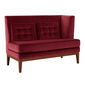 Hyde Dining Sofa Carmine Armlehne links